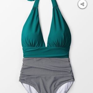 Cupshe Keeping You Accompanied Stripe One piece S